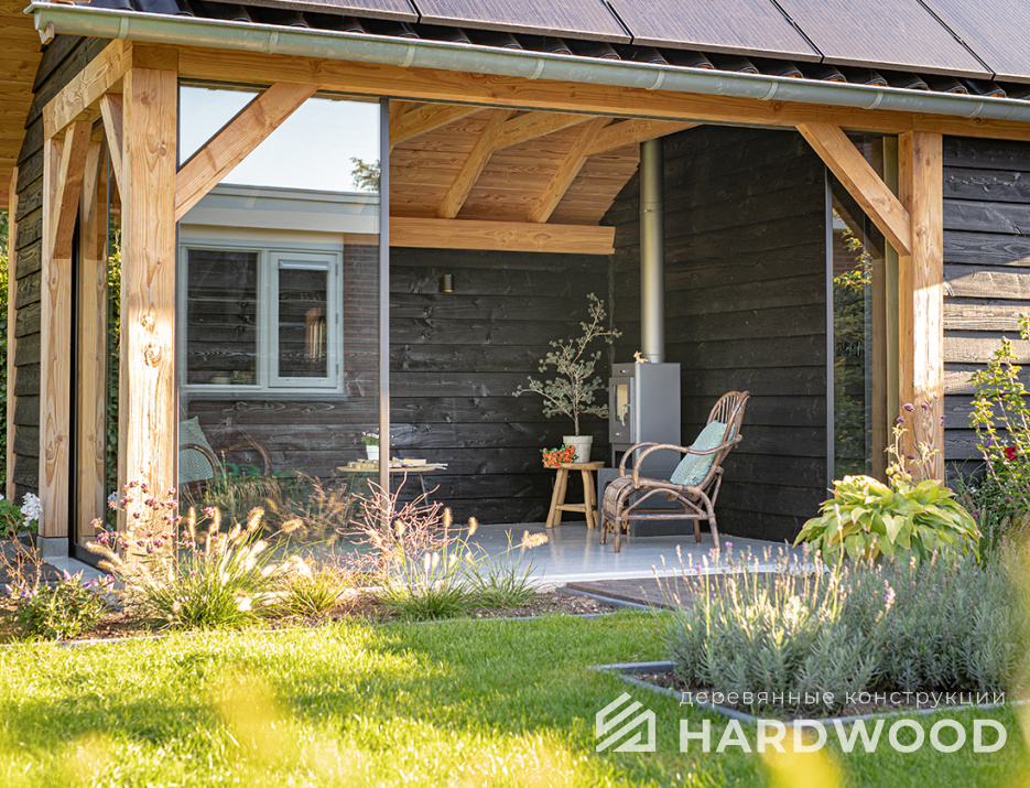 Беседка в стиле лофт под старину №25 - фото 1473