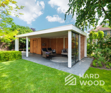 Стильная белая беседка №61 - фото 1706