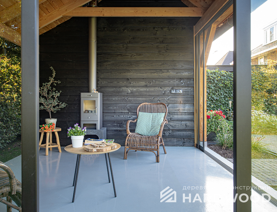 Беседка в стиле лофт под старину №25 - фото 1474