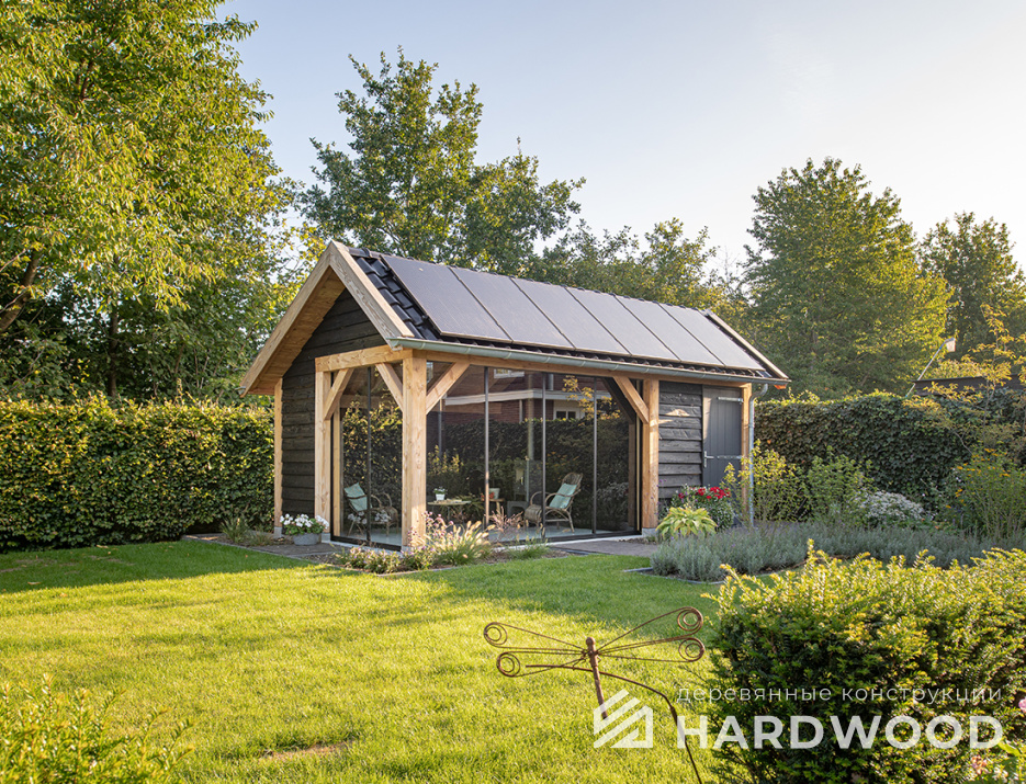 Беседка в стиле лофт под старину №25 - фото 1469