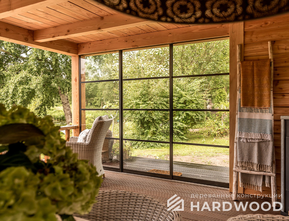 Беседка с односкатной крышей престиж №30 - фото 1523