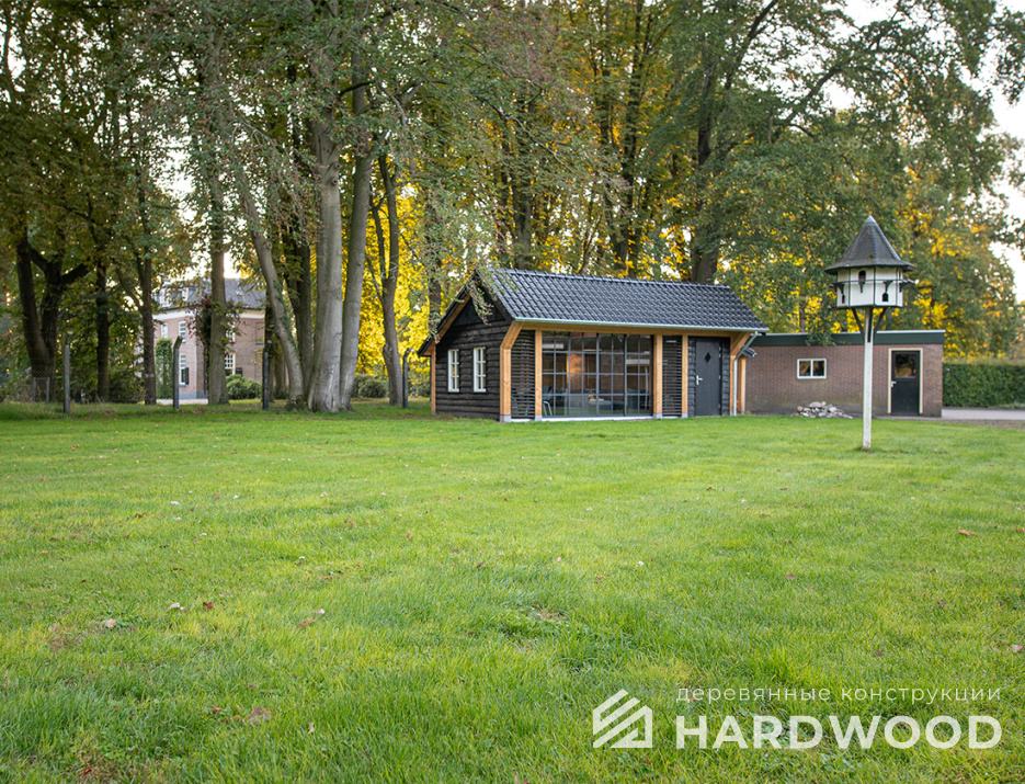 Всесезонная беседка с дровником №24 - фото 1467