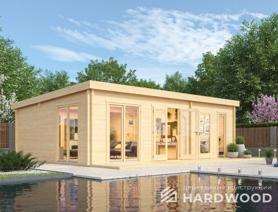 Беседка из бруса №56 - фото 1686