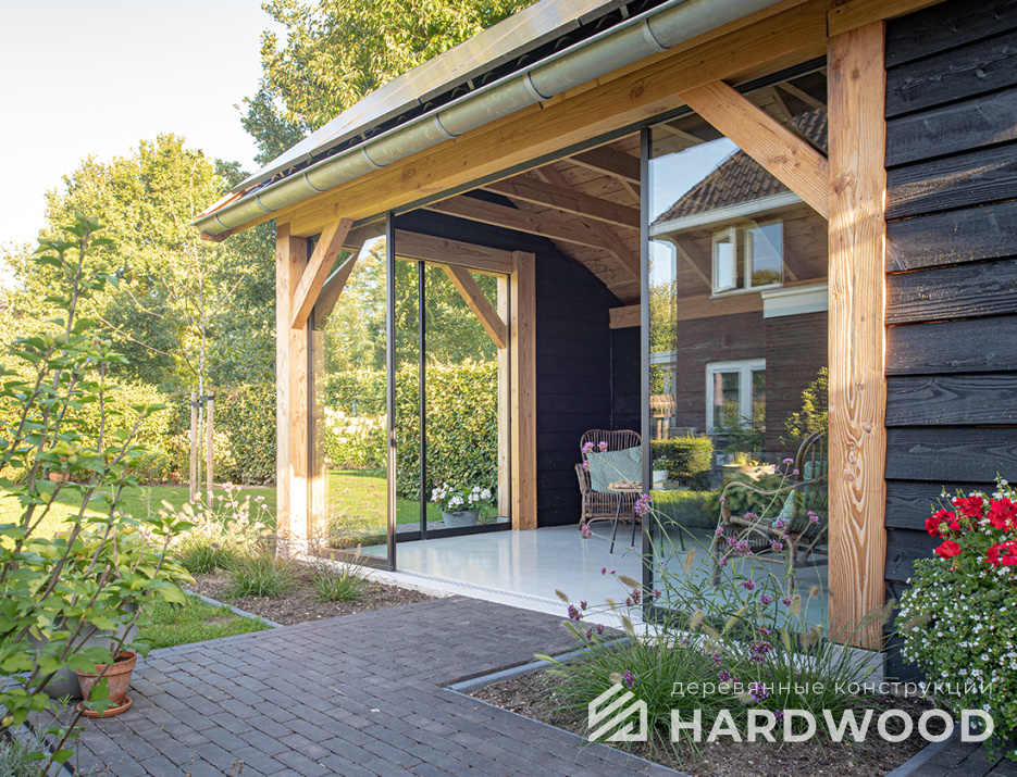 Беседка в стиле лофт под старину №25 - фото 1477