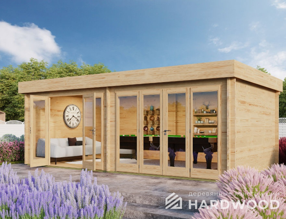 Беседка из бруса №56 - фото 1687