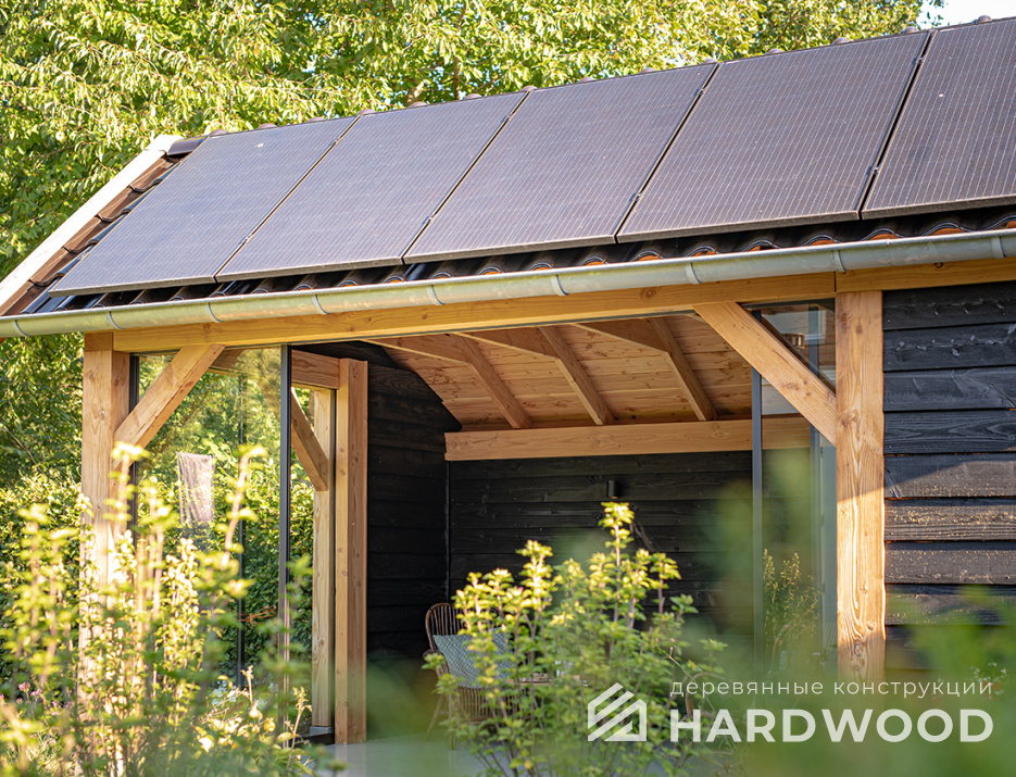 Беседка в стиле лофт под старину №25 - фото 1470